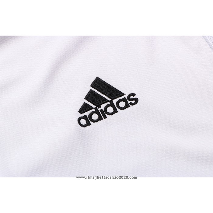 Tuta da Track Giacca Real Madrid Bambino 2022 2023 Bianco e Purpura